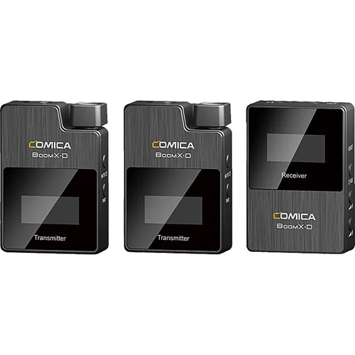 Comica Audio BoomX-D D2 Kompakt 2-Person Trådlöst ljud system