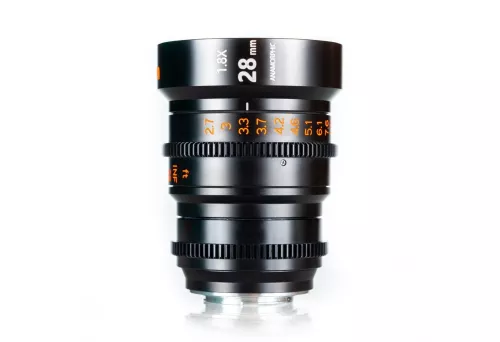 Vazen 28mm t/2.2 1.8X Anamorphic Lins Till MFT / RF