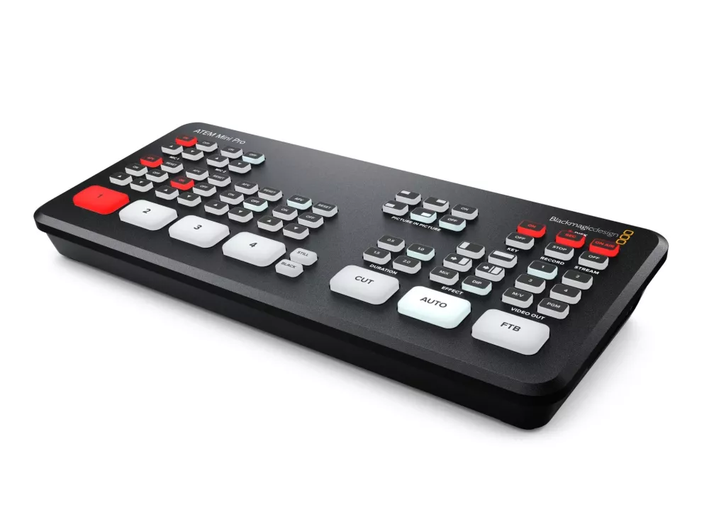 Blackmagic Design  Atem Mini Pro Live Stream BildMixer Recorder