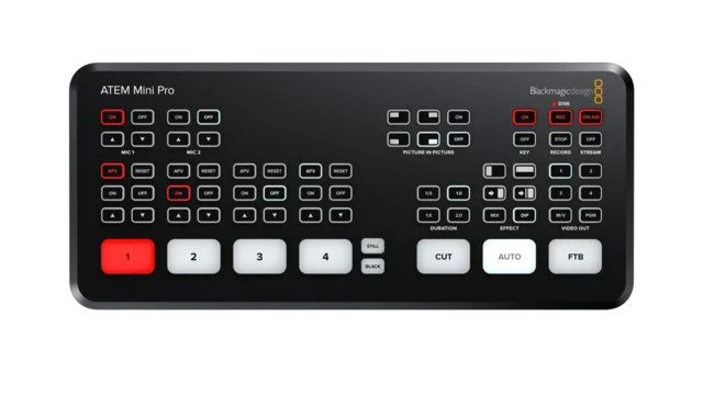 Blackmagic Design  Atem Mini Pro Live Stream BildMixer Recorder