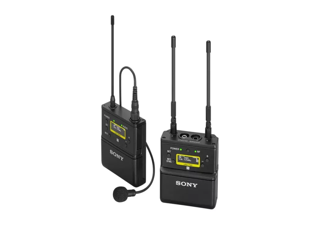 Sony UWP-D21 Mygga + Trådlös sändare UTX-B40 + Kameramottagare URX-P40