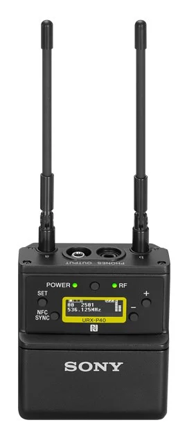 Sony UWP-D21 Mygga + Trådlös sändare UTX-B40 + Kameramottagare URX-P40