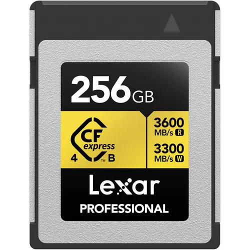 Lexar CFexpress Pro Gold R3600/W3300 256GB