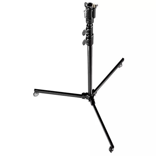 MANFROTTO Ljusstativ 298B Svart Alu Studio På Hjul