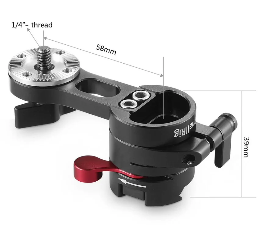 SmallRig EVF Mount with NATO Clamp and Arri Rosette 1583