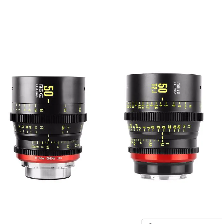 Meike 50mm T2.1 Full Frame Prime Cine Lens PL