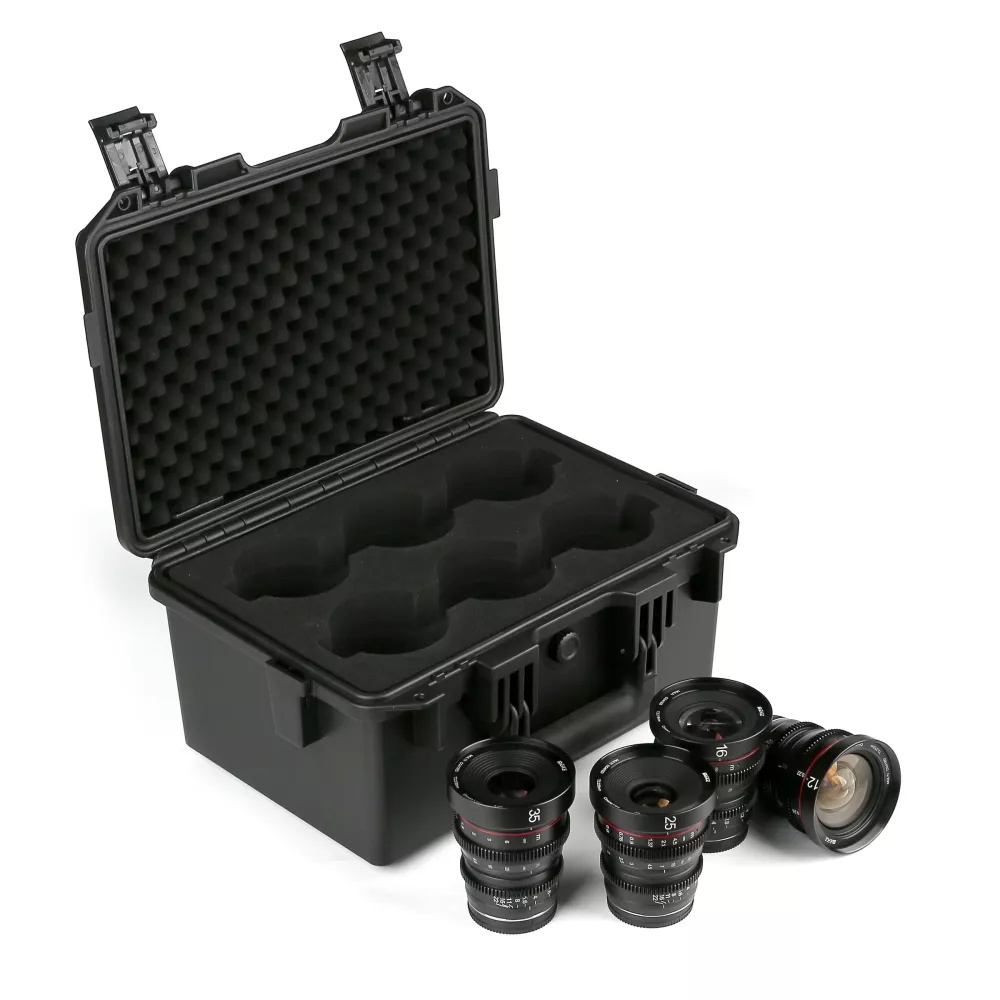 Meike Cine Lens T2.2 Hard Case for 6 Lenses