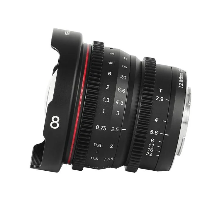 MEIKE 8mm T2.9 Manual Focus Cinema Prime Lins (MFT Mount)