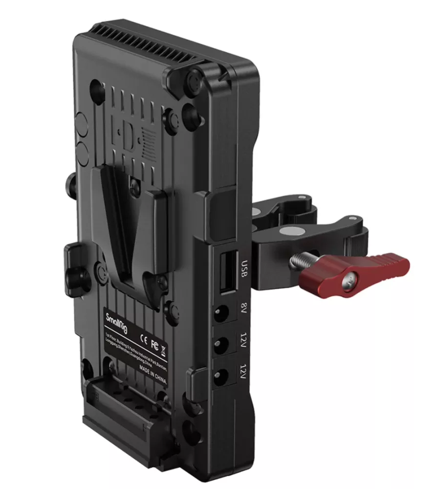 SmallRig V Mount Battery Adapter Plate with Crab-Shaped Clamp 2886