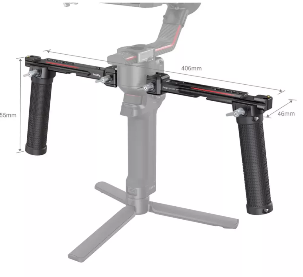 SmallRig Dual Handgrip for DJI RS 2/RSC 2 3027