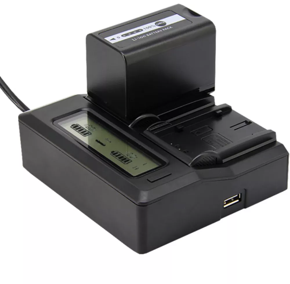Dual Lcd Charger Usb bp-911 For BP-955