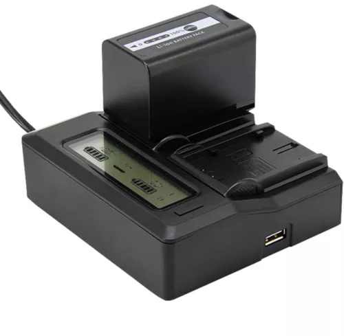 Dubbel Laddare Lcd Usb bp-911 till BP-955
