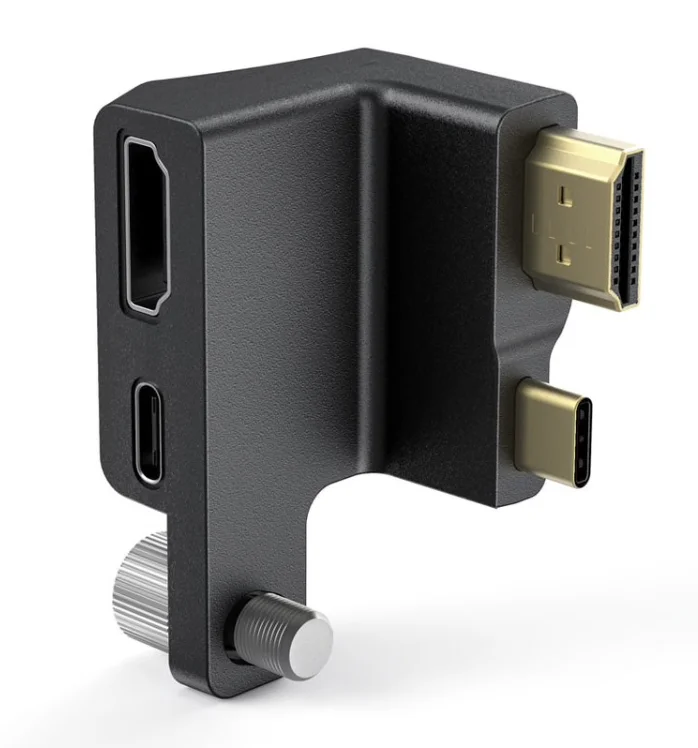 SmallRig HDMI & Type-C Right-Angle Adapter for BMPCC 4K  Camera Cage AAA2700
