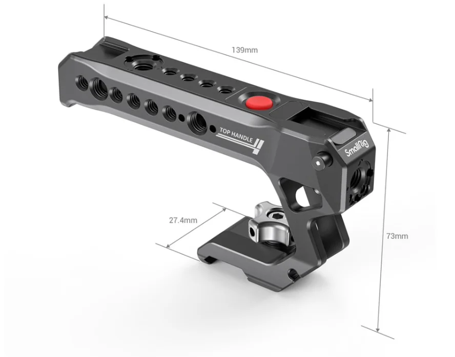 SmallRig NATO Top Handle with Record Start/Stop Remote Trigger for Panasonic Mirrorless Cameras 2880