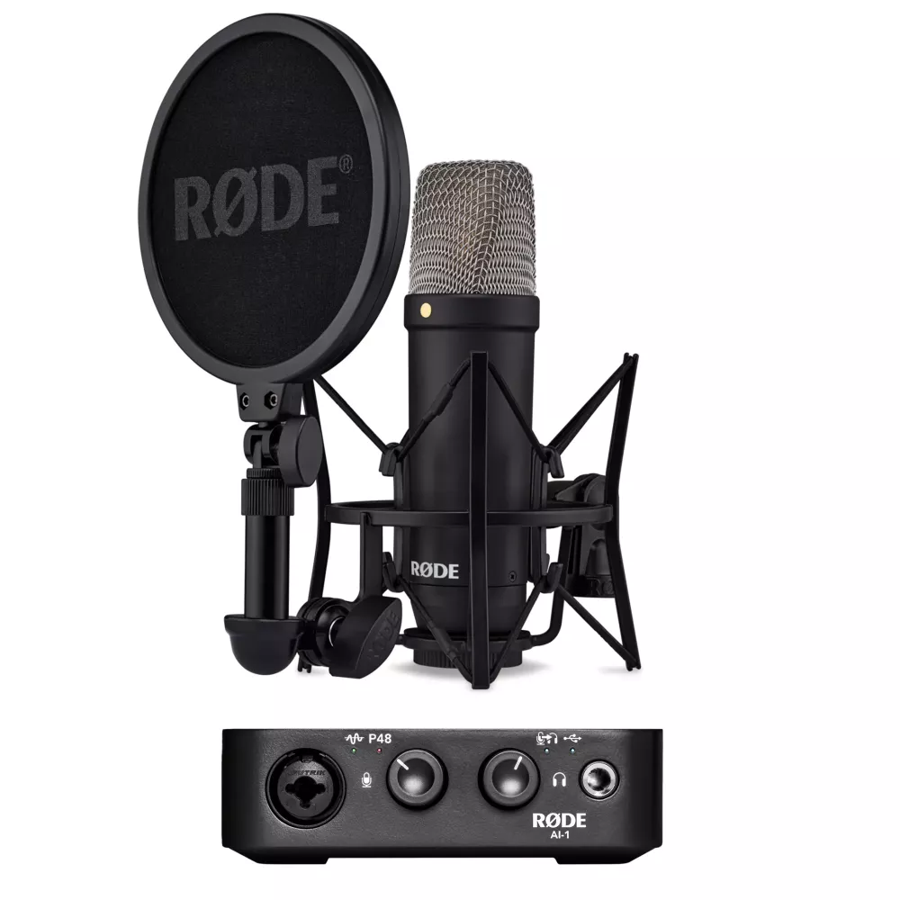 RODE NT1 S+ Ai-1  Microphone Complete Studio Kit
