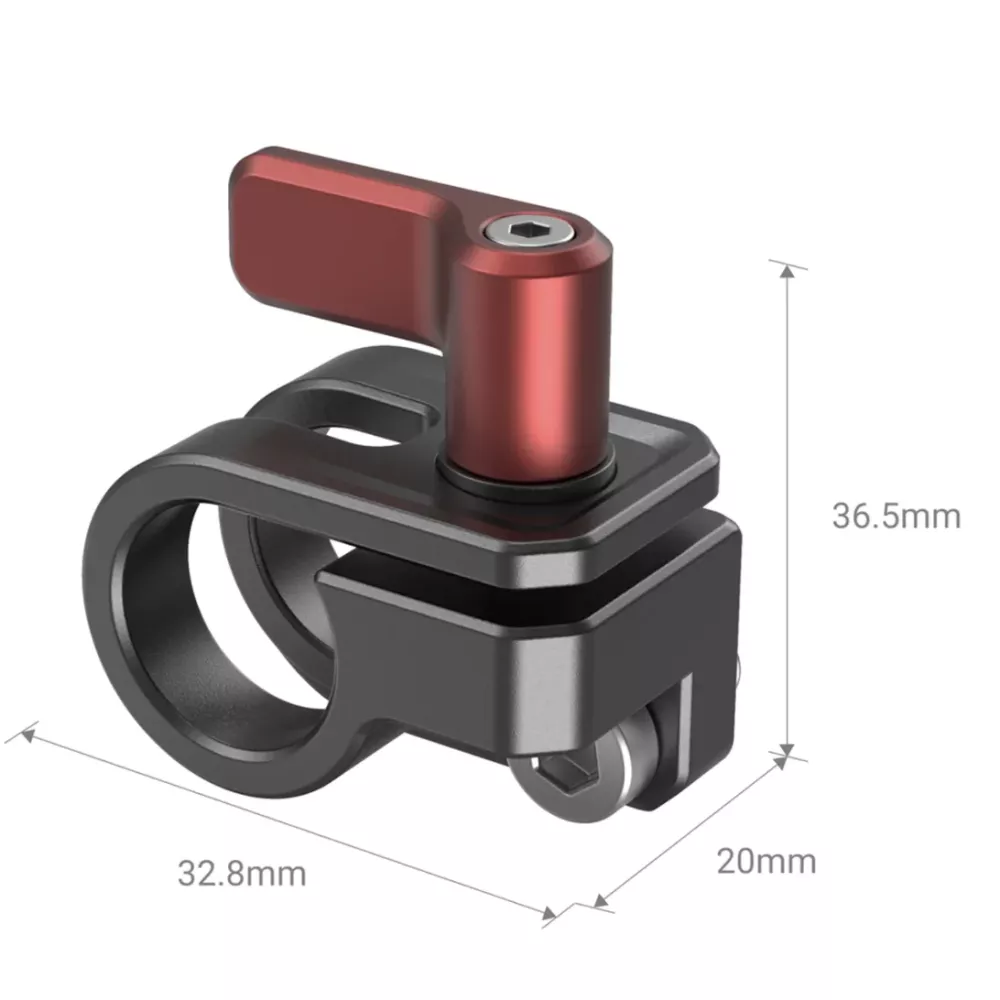 SmallRig 15mm Single Rod Clamp till BMPCC 6K PRO Cage 3276