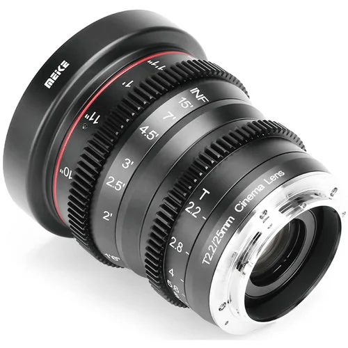 MEIKE 25mm T2.2 Manual Focus Cinema Prime Lins (E Mount)