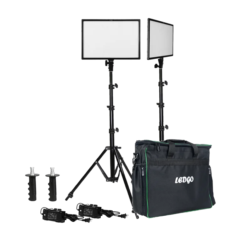 LedGo LED-LG-E268C 2 Videolight Kit