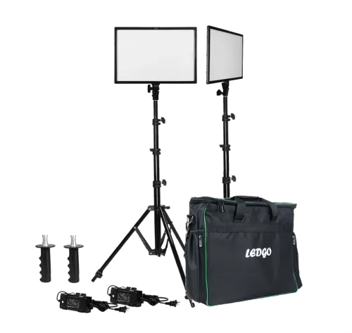 LedGo LED-LG-E268C 2 Videolight Kit