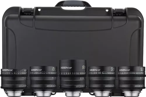 Samyang XEEN CF Cinema Prime lins Kit  Canon EF+Case