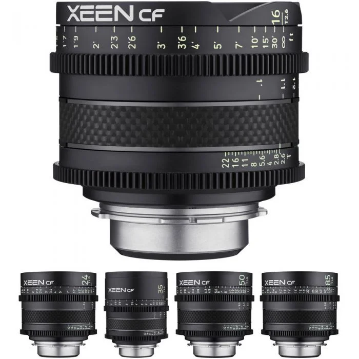 Samyang XEEN CF Cinema Prime lins Kit  Canon EF+Case