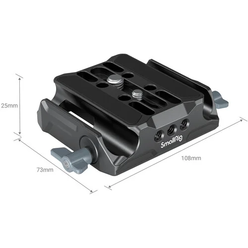 SmallRig Universal Camera Basplate med 15 mm LWS Rod-klämma 3357