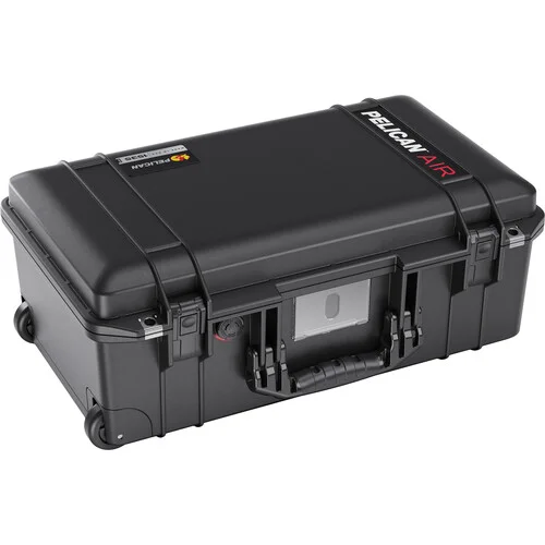 Pelican 1535 Air WD Wheeled Carry-On Hard Case with Padded Divider Insert Black