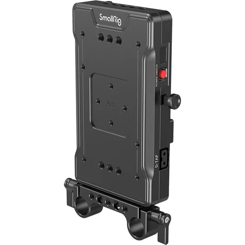SmallRig V-Mount Battery Adapter Plate with Dual 15mm Rod Clamp 3203