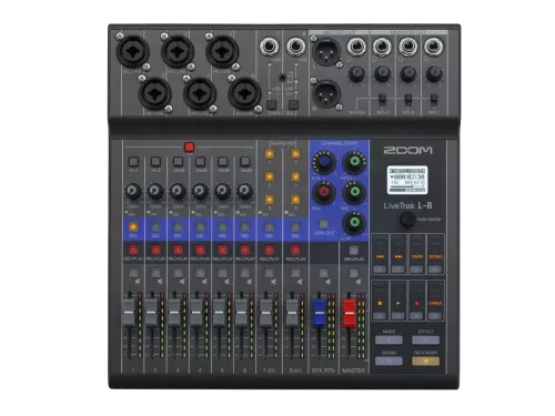 ZOOM LiveTrak L-8 Pod/Mixer/Recorder