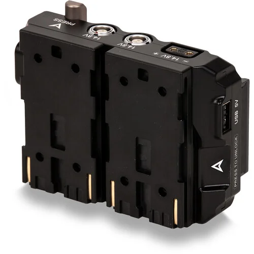 Tilta Dual Canon BP to V-Mount Battery Plate Adapter for RED Komodo  Black
