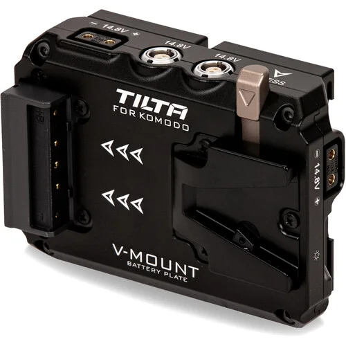 Tilta Dual Canon BP to V-Mount Battery Plate Adapter for RED Komodo  Black