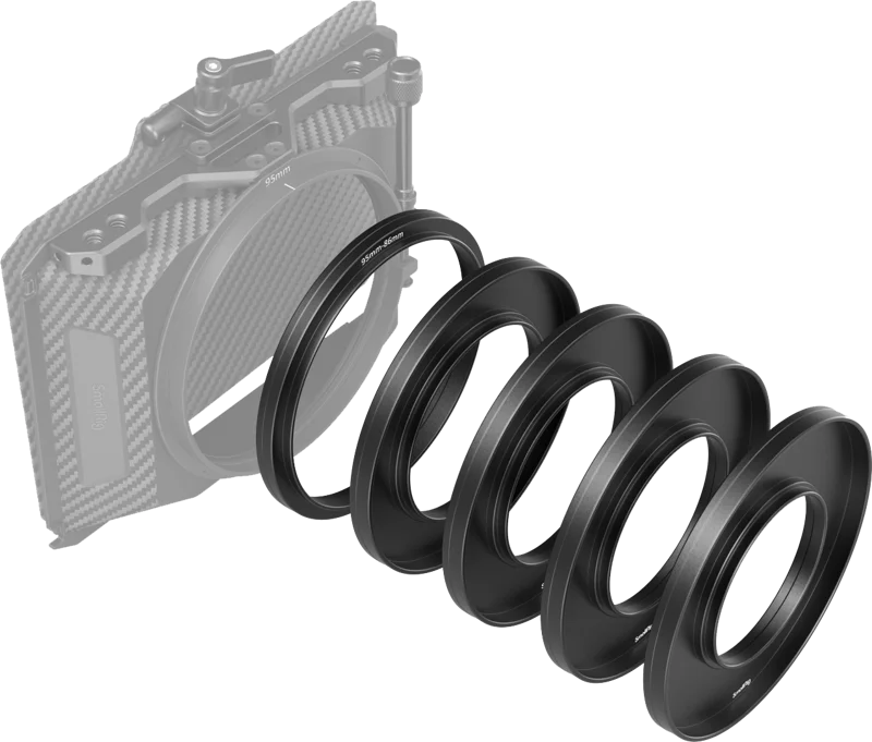 SmallRig 3383 Adapter Rings Kit (52, 55, 58, 62, 86mm) For Mini Matte Box