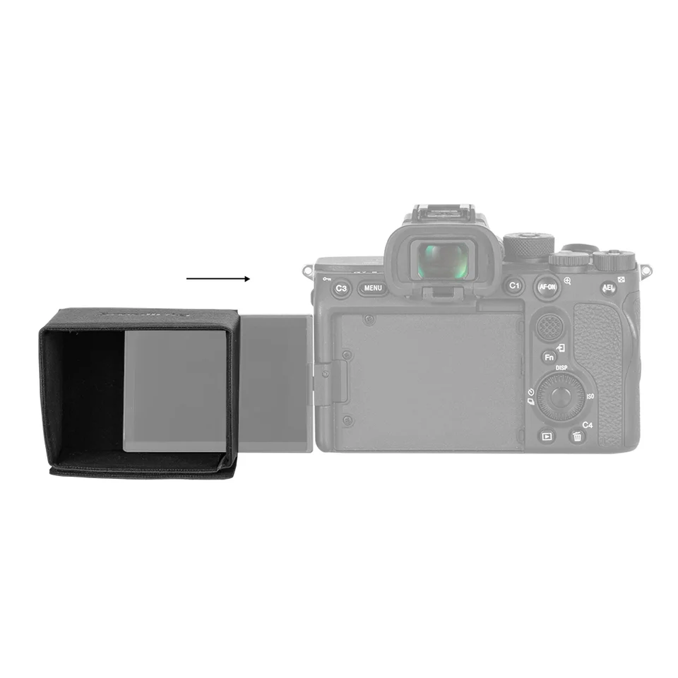 SmallRig Sunhood for Sony Alpha 7 IV/7S III/Alpha 7C/ZV-1/ZV-E10/FX3 Camera 3206