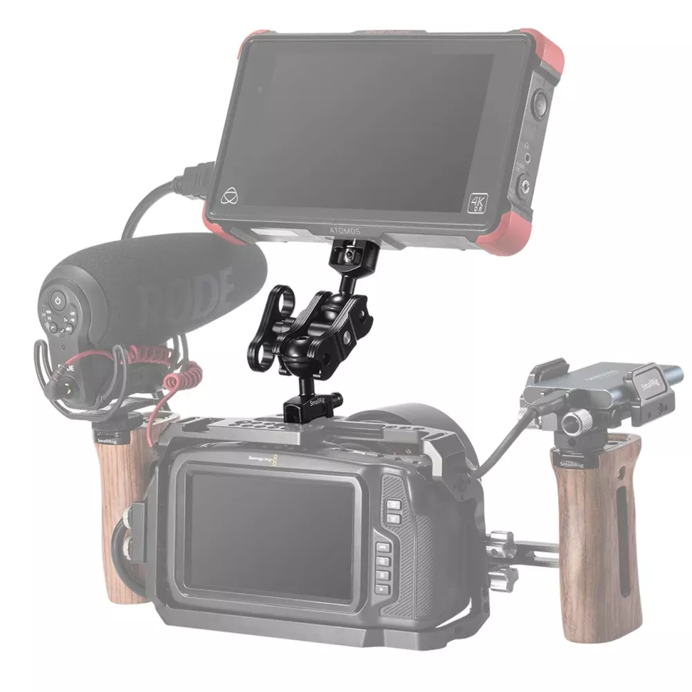SmallRig Articulating Arm with Screw Ballhead and NATO Clamp Ballhead 2071
