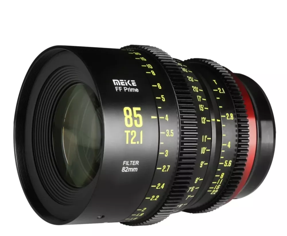 Meike 85mm T2.1 Fullformat  Prime Cine Lins  RF