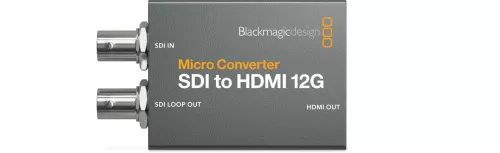 Blackmagic Design Micro Converter HDMI Till  SDI 12G med  Ström Adapter
