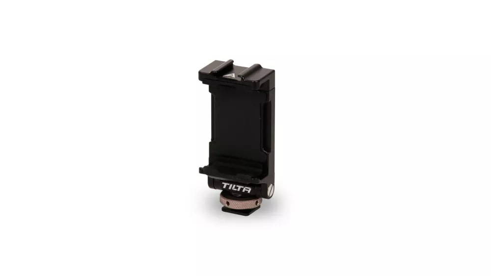 Tiltaing Adjustable Cold Shoe Phone Mounting Bracket Black