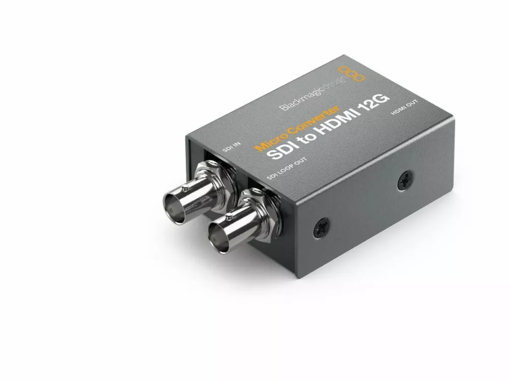 Blackmagic Design Micro Converter - SDI To  HDMI 12G With Power Supply