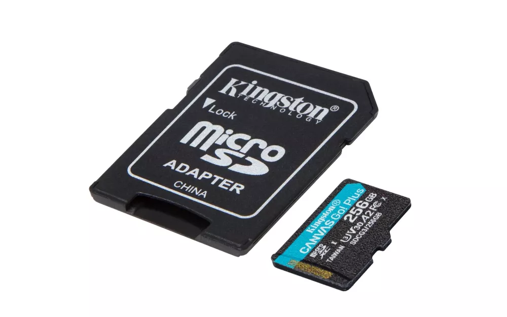 Kingston MicroSDXC Canvas Go! Plus 256GB V30 170/90MB/s + SD-Adapter