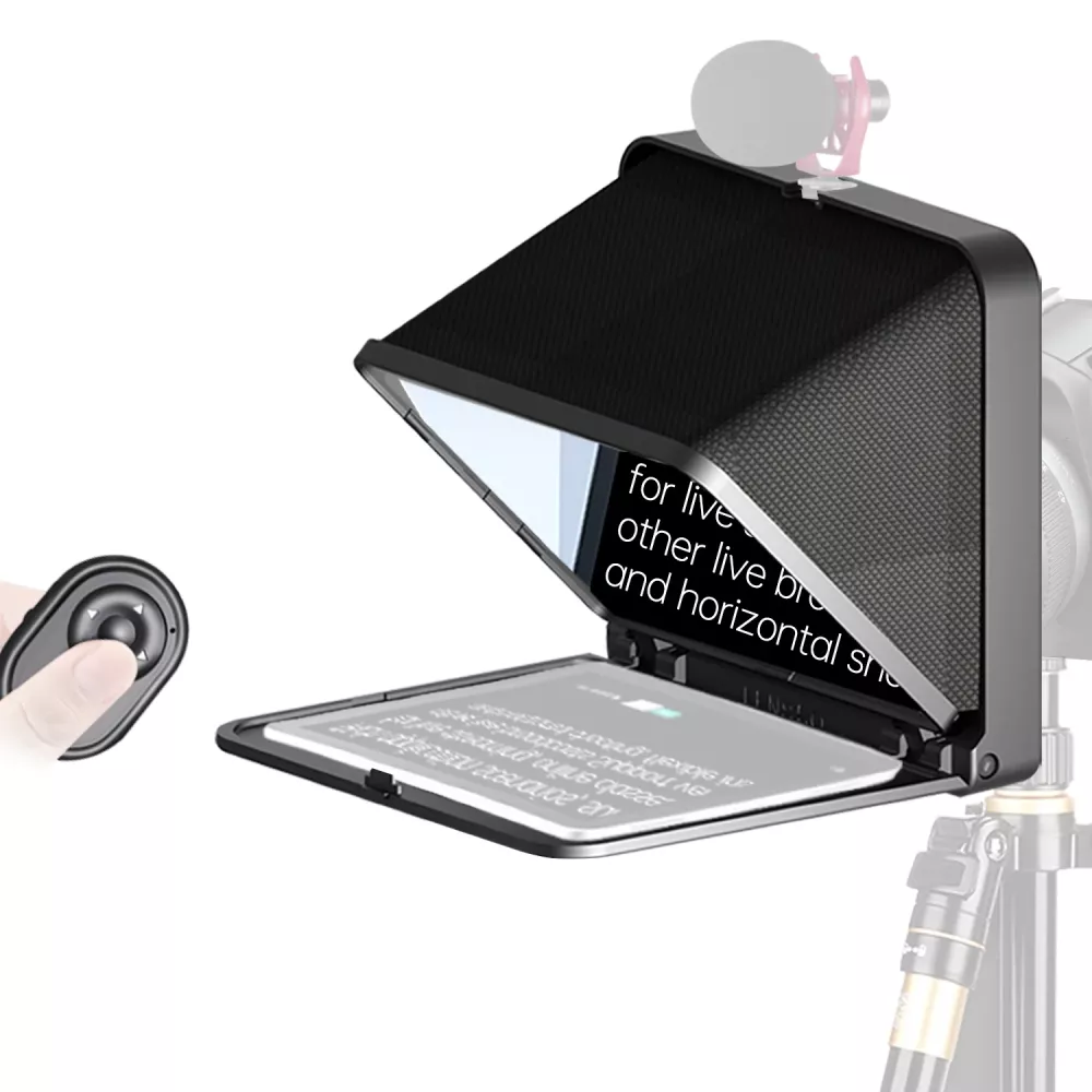 LENSGO TC7 Teleprompter  Till Dslr Smarpthone Ipad Med Fjärkontroll