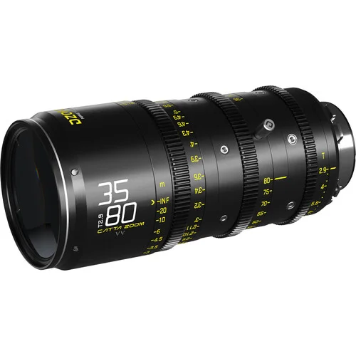 DZOFilm Catta Ace 35-80mm T2.9 Cine Zoom Lins PL/EF Mount Svart