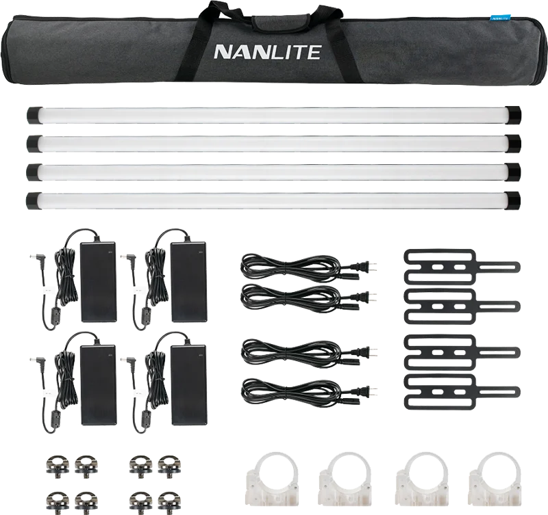 NANLITE Pavotube II 30X - 4 Light kit  Videobelysning