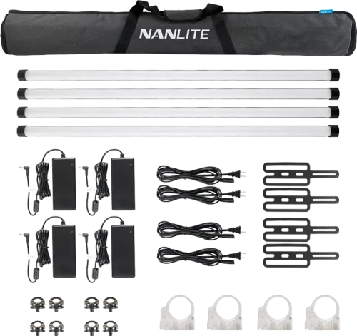 NANLITE Pavotube II 30X - 4 Light kit  Videobelysning