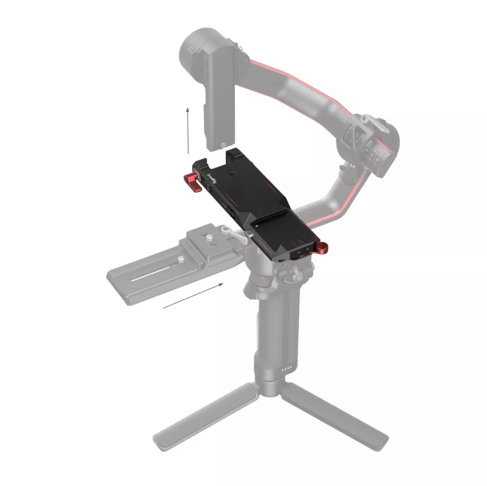 SmallRig 3251 Power Pass-Through Plate for DJI RS2