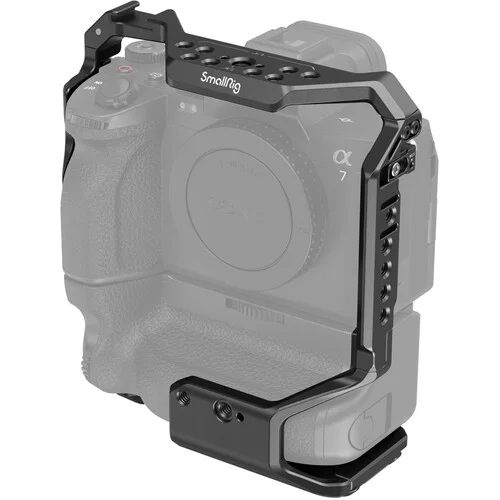 SmallRig 3594 Camera Cage for Sony Alpha 7S III/Alpha 7 IV/Alpha 7R IV/Alpha 1 with VG-C4EM Battery Grip