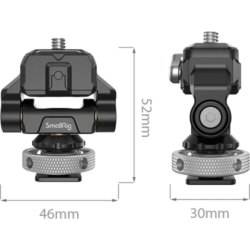 SmallRig 3514 Drop-in HawkLock mini Quick Release Monitor Mount med Cold Shoe