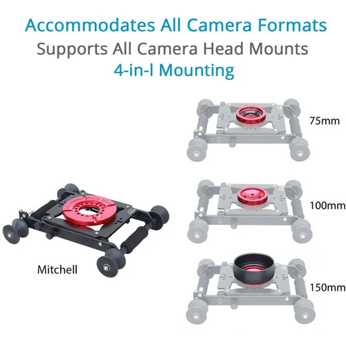 Proaim Fusion Camera Dolly med  Track Ends