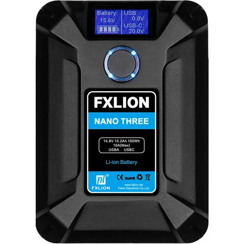 FXLION Nano Three 150wh V-Mount Batteri