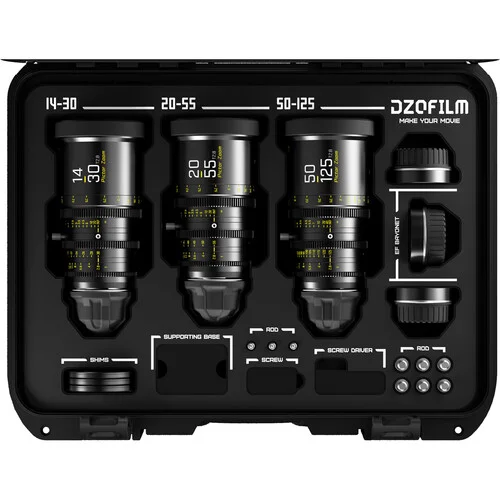 DZOFilm Pictor T2.8 Super35 Zoom 3-Lens Bundle (PL & EF Mount)