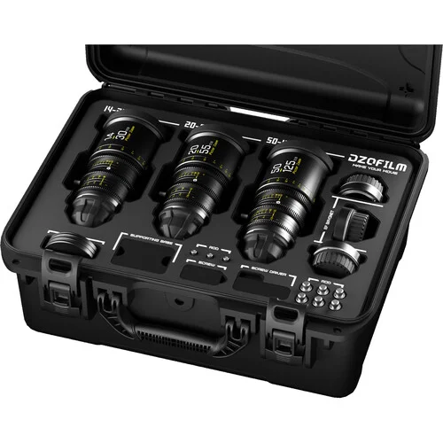 DZOFilm Pictor T2.8 Super35 Zoom 3-Lens Bundle (PL & EF Mount)